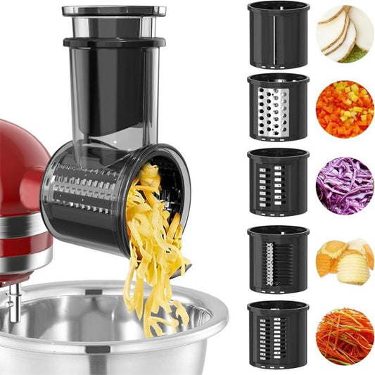 Multi-Functional Slicing & Shredding Set For KitchenAid Stand Mixers & Cuisinart SM-50 Series
