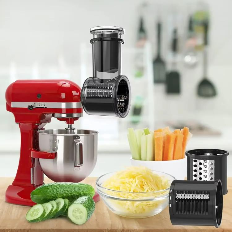 Multi-Functional Slicing & Shredding Set For KitchenAid Stand Mixers & Cuisinart SM-50 Series
