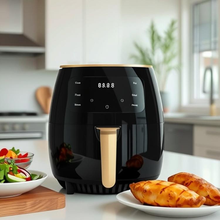 6L 1400W Air Fryer Household Large Capacity French Fry Maker Multifunctional Electric Fryer