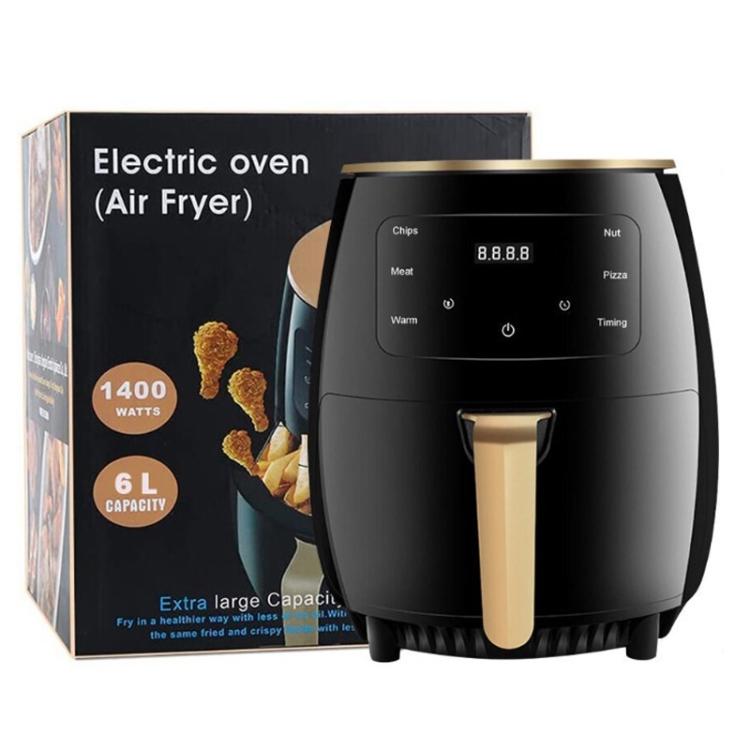 6L 1400W Air Fryer Household Large Capacity French Fry Maker Multifunctional Electric Fryer