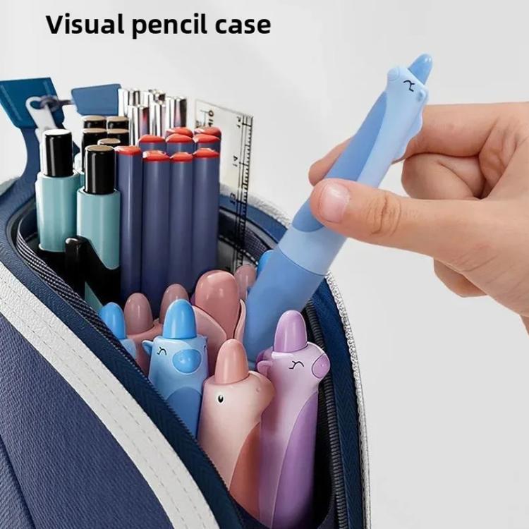 Vertical Pencil Cases Expandable Large Capacity Desk Stationery Organizer For Students