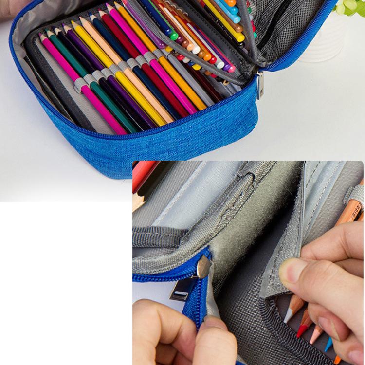 72-Slot Art Pencil Case Organizer Durable & Portable Colored Pencils Holder Artist Supplies Storage