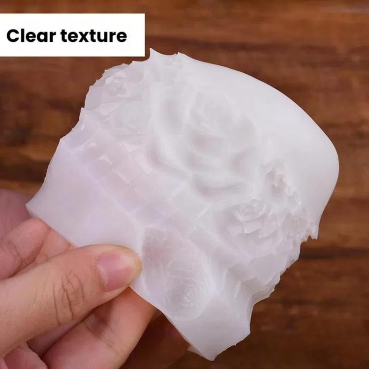 Flower Column Aromatherapy Candle Silicone Mold DIY Handmade Gift Diffuser Stone Mold