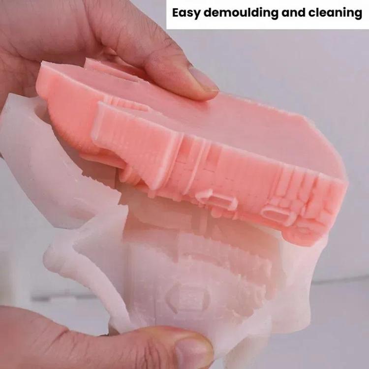 Castle Scented Candle Silicone Mold