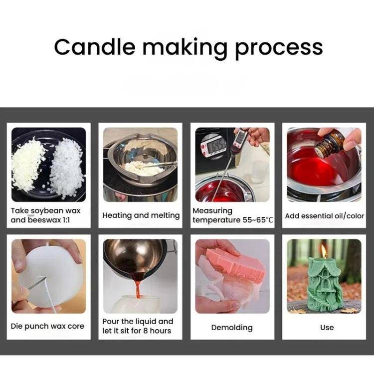 Castle Scented Candle Silicone Mold