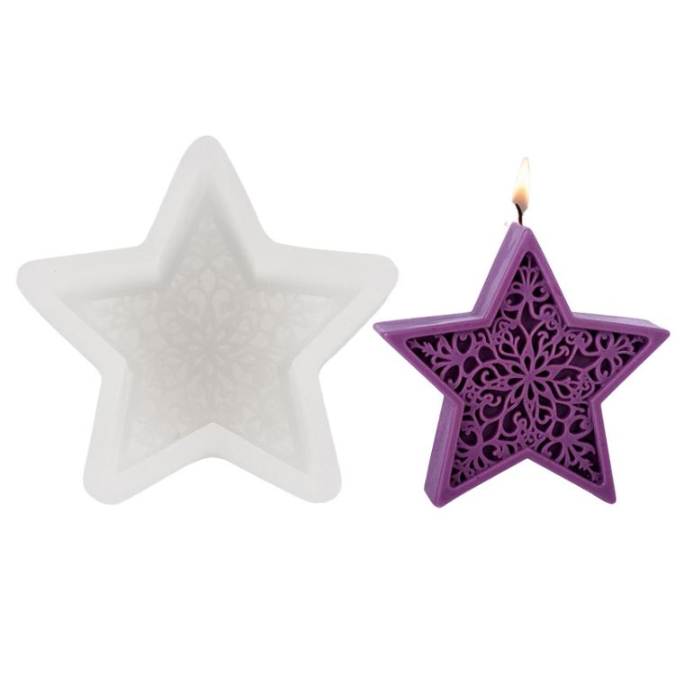 Candle Silicone Mold DIY Handmade Moon Star Aromatherapy Plaster Ornament Mold