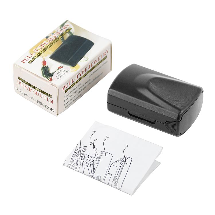 30X Jewelry Mirror Drawer-Style Telescopic Magnifying Glass With LED Lighting