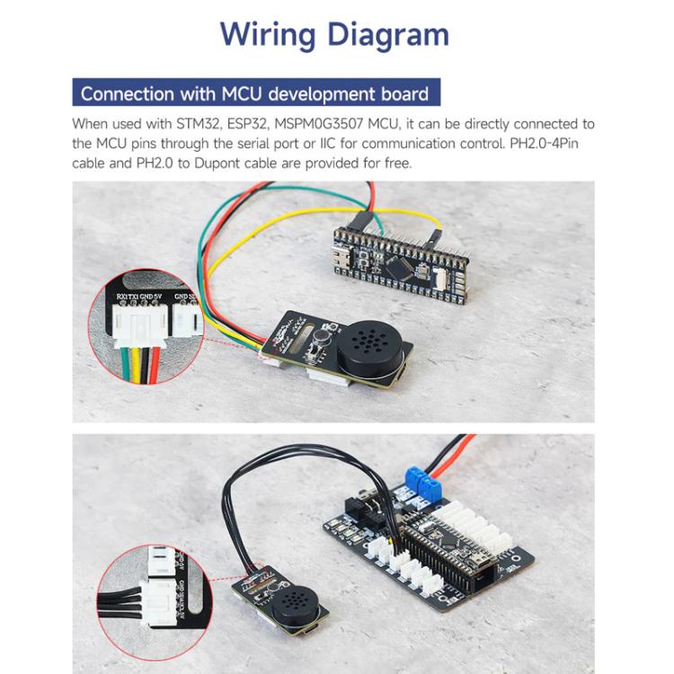 Yahboom Intelligent Voice Interaction Module Supports Custom Command Words CI1302 Chip