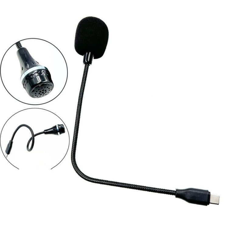 Flexible Gooseneck USB-C/Type-C Microphone with IC Chip for Laptop, Phone, Tablet,
