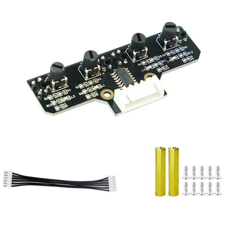 Yahboom 4 Channel Infrared Tracking Sensor Module For Smart Car Robot