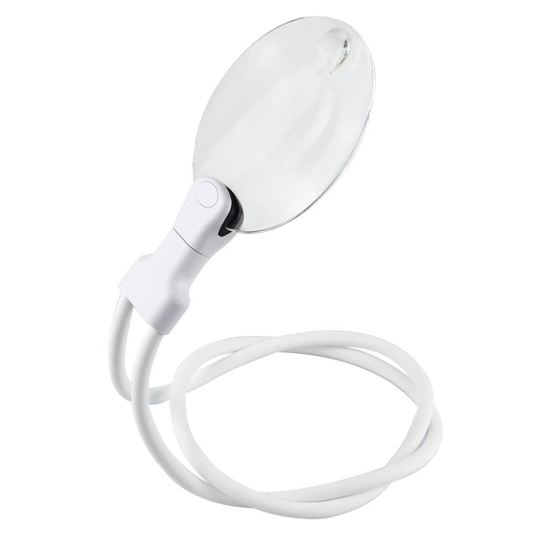 5/10X Desktop Neck-Hanging Dual-Use Reading Magnifier HD Foldable Magnifier For Elderly People Reading