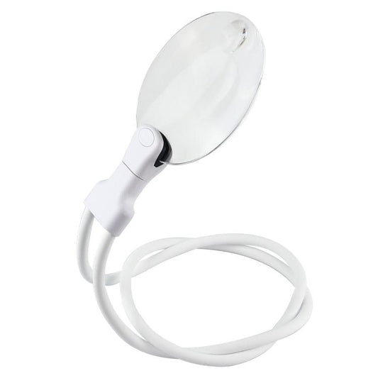 5/10X Desktop Neck-Hanging Dual-Use Reading Magnifier HD Foldable Magnifier For Elderly People Reading