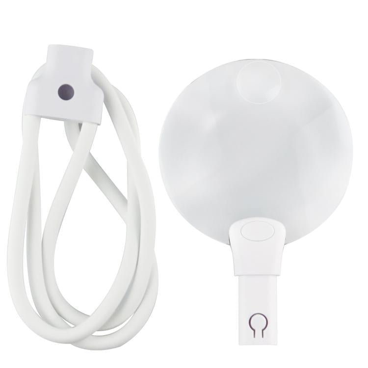 5/10X Desktop Neck-Hanging Dual-Use Reading Magnifier HD Foldable Magnifier For Elderly People Reading