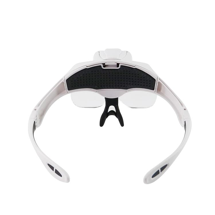 USB Charging LED Light Touch Switch Mechanical Repair Head Mounted Magnifier
