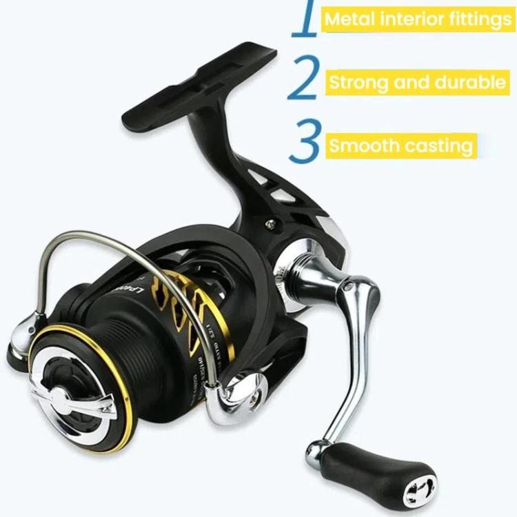 Zero-Gap Metal Spinning Fishing Reel 5.2:1 High-Speed Gear Ratio