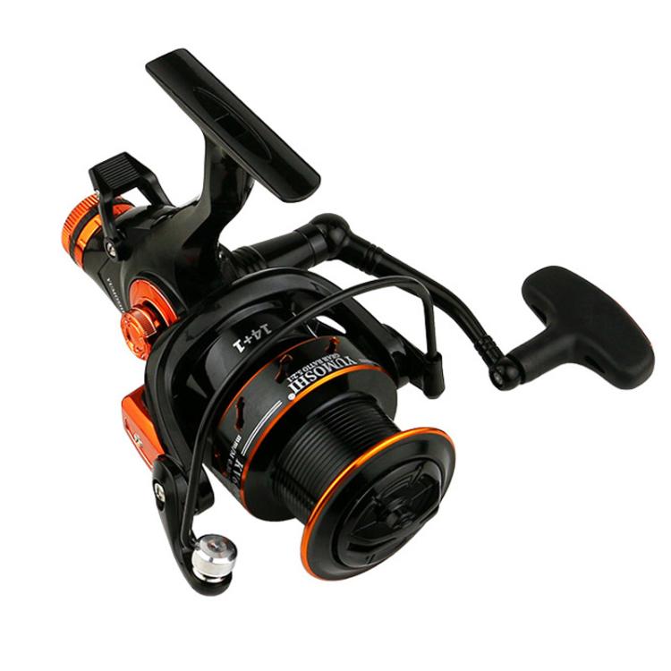 Dual Brake Long Cast Fishing Reel with Metal Spool 5.2:1 Gear Ratio