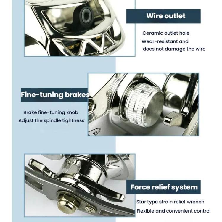 Baitcasting Fishing Reel 6.3:1 Gear Ratio with Magnetic Brake System, 12-Setting Adjustable