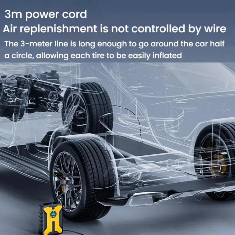 SUITU ST-929ASX 19-cylinder Wired Digital Display Car Air Pump Portable High-Pressure Automatic Air Pump