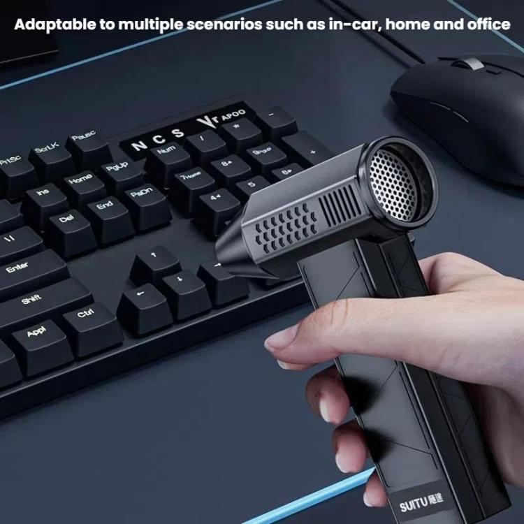 SUITU ST-8113 Outdoor Turbine Fan Home Lithium-ion Dust Blower Handheld Hair Dryer