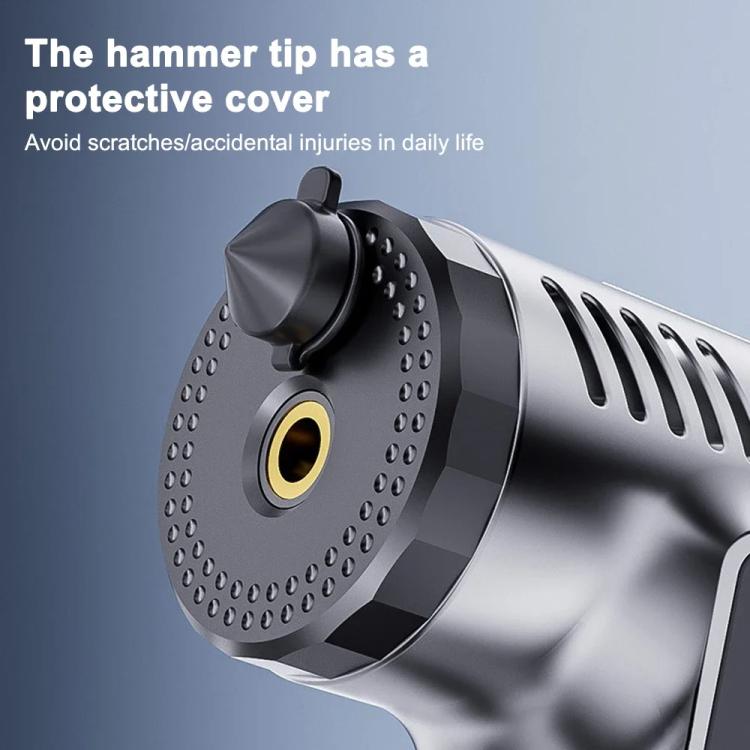 Car Air Pump With Window Breaker Cutting Tool Electric Portable Air Pump