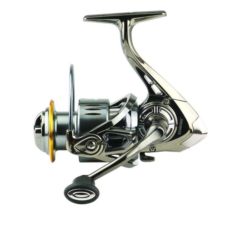 Seamless Saltwater Spinning Fishing Reel Full Metal Spool 5.2:1 Gear Ratio