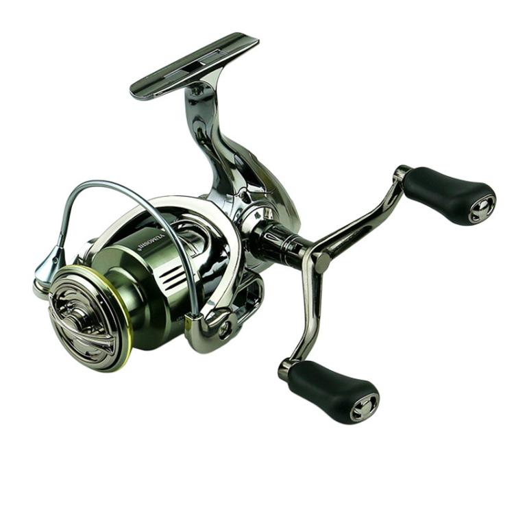 Dual Handle Zero-Gap Spinning Reel Balanced Anti-Shake Design, 5.2:1 Gear Ratio