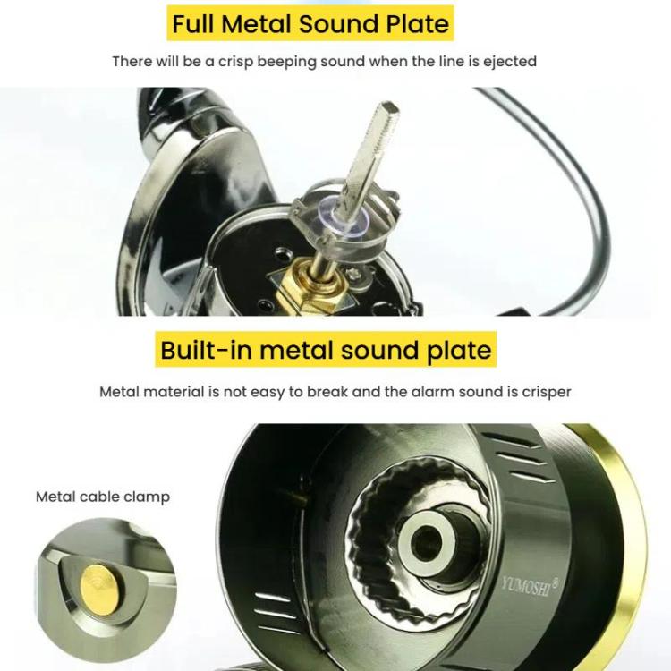 Dual Handle Zero-Gap Spinning Reel Balanced Anti-Shake Design, 5.2:1 Gear Ratio