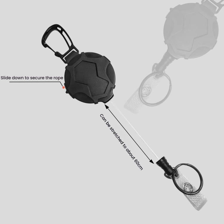 Hangable Climbing Buckle Retractable Anti-Loss Outdoor Climbing Pull Buckle