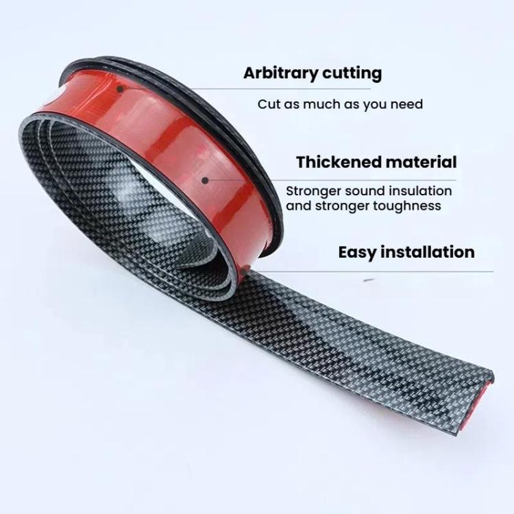 Self-Adhesive Car Wheel Arch Trim Protective Strip Anti-Scratch Guard for Vehicle Door Edge Length 1.5m