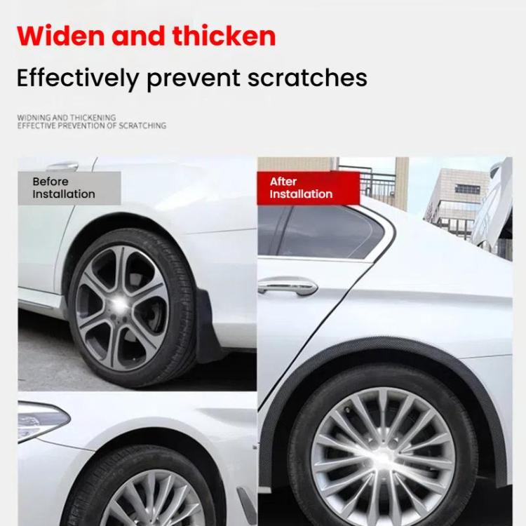 Self-Adhesive Car Wheel Arch Trim Protective Strip Anti-Scratch Guard for Vehicle Door Edge Length 1.5m