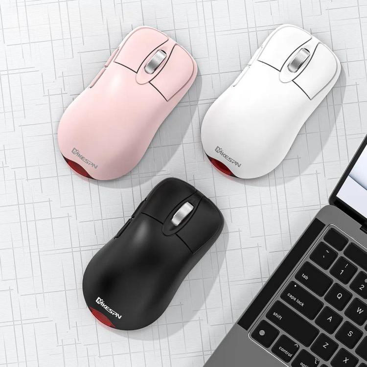 Tri-Mode Wireless Gaming Mouse 24000 DPI, 6 RGB Lighting Modes, Rechargeable, Macro Programmable