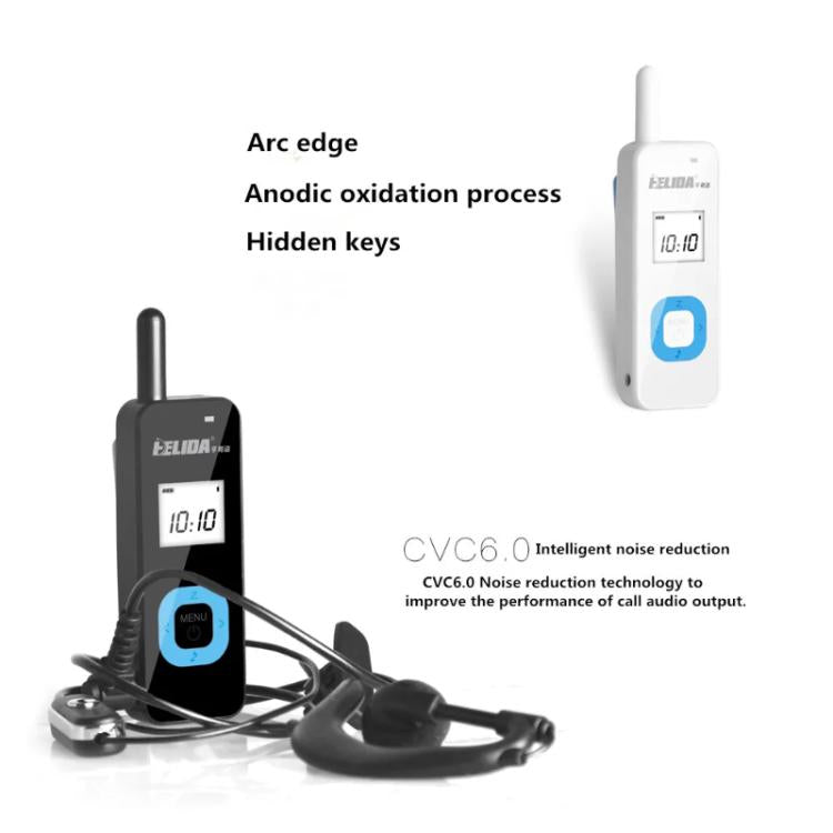 HELIDA T-M1 Mini Portable Rechargeable Two-Way Radio 22 Channels Compact Walkie Talkie