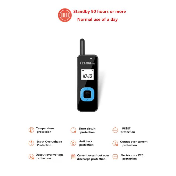 HELIDA T-M1 Mini Portable Rechargeable Two-Way Radio 22 Channels Compact Walkie Talkie