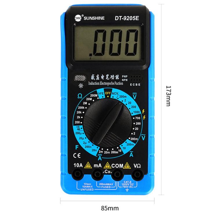High-Precision Digital Multimeter For Measuring Current Voltage Portable Repair Electrician Meter With Burn Protection