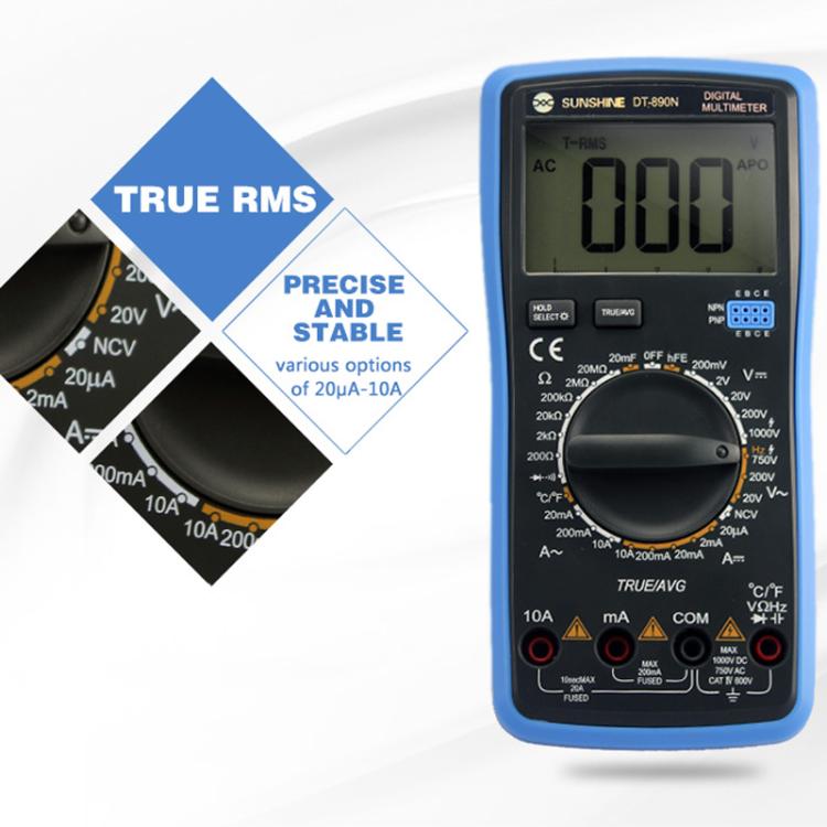High-precision Digital Multimeter Portable Repair Meter With Burn Protection