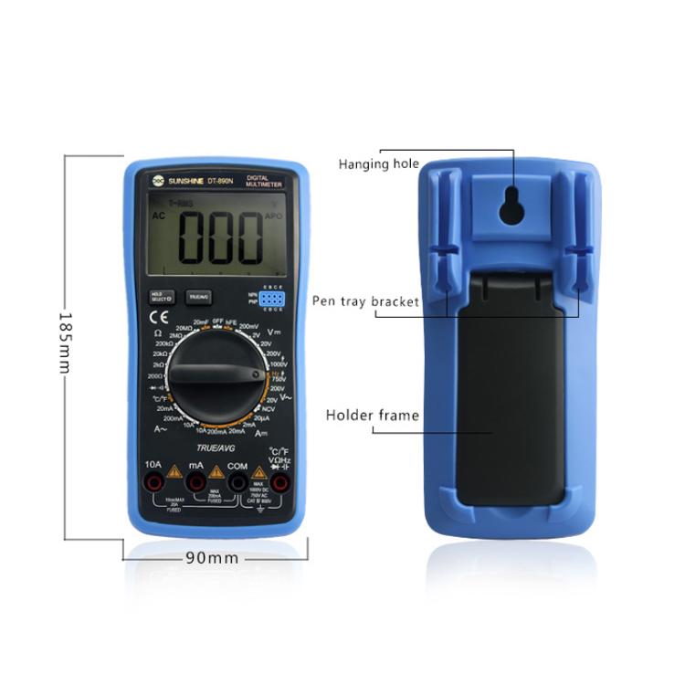 High-precision Digital Multimeter Portable Repair Meter With Burn Protection