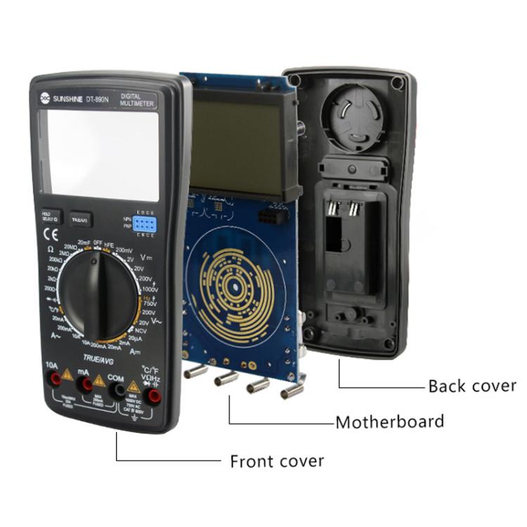 High-precision Digital Multimeter Portable Repair Meter With Burn Protection