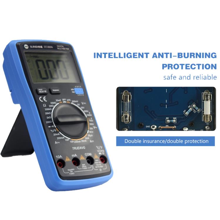High-precision Digital Multimeter Portable Repair Meter With Burn Protection