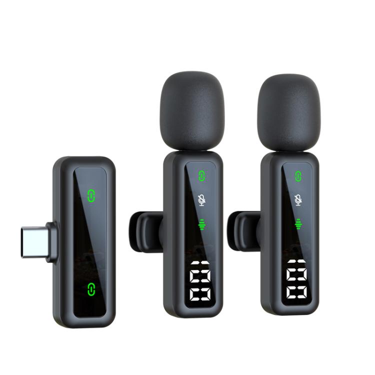 Live Noise Reduction Video Shooting Mini Mobile Phone Microphone Digital Wireless Lapel Microphone