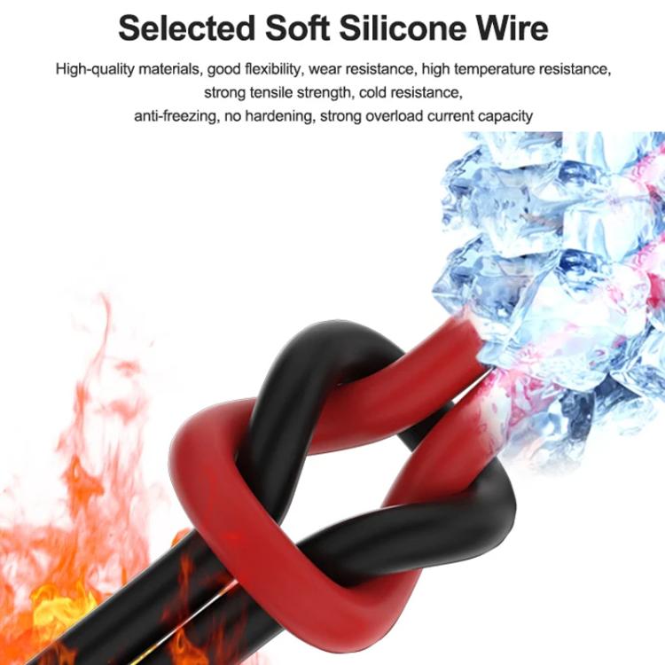 Replaceable Stainless Steel Probe Tips Soft Silicone Multimeter Probe Tips