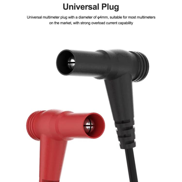 Replaceable Stainless Steel Probe Tips Soft Silicone Multimeter Probe Tips