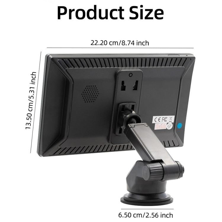 Car Universal Screen Stereo HD MP5 Player Reversing Monitor With Rear View Camera