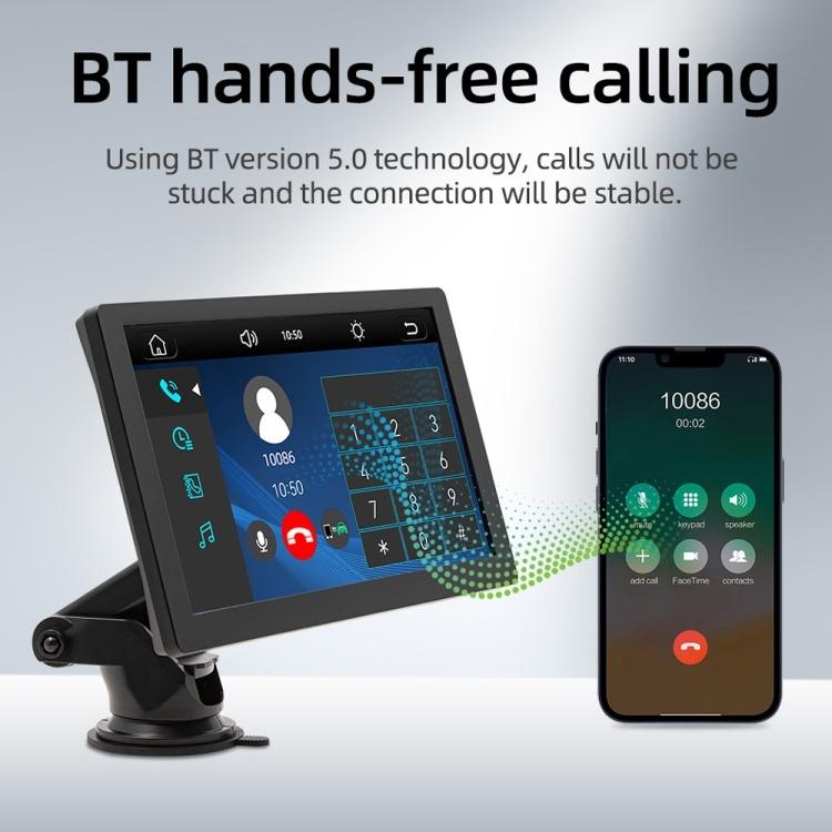 Car Universal Screen Stereo HD MP5 Player Reversing Monitor With Rear View Camera