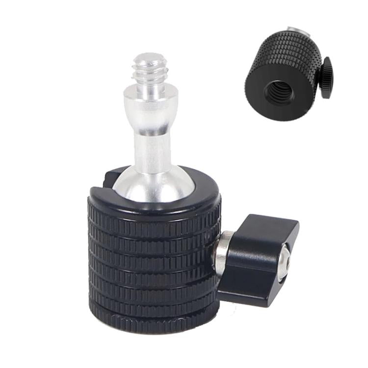 Female To 1/4 Male Universal Mini Ball Head Adapter Mount Aluminium Alloy Mobile Phone Camera Tripod Accessories