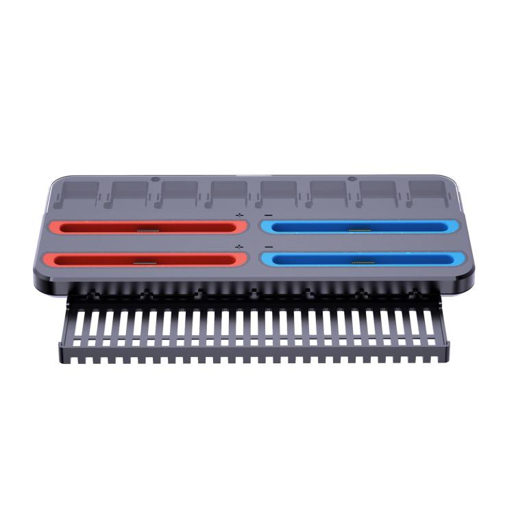 For Nintendo Switch 2 Controller Charging Dock Ultra-thin Stand With 8 Game Card Storage