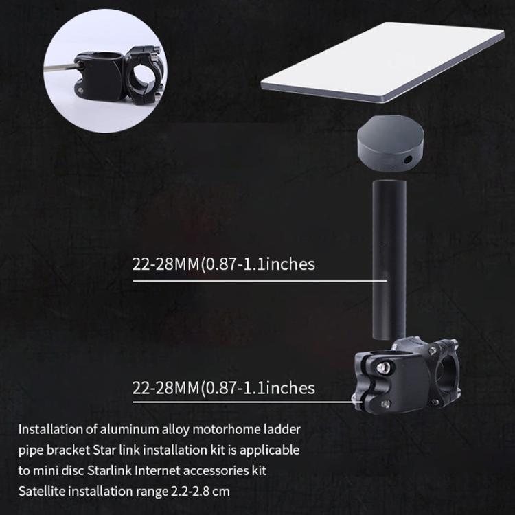 For Starlink Mini S2029 Aluminium Alloy Roof Rack Set