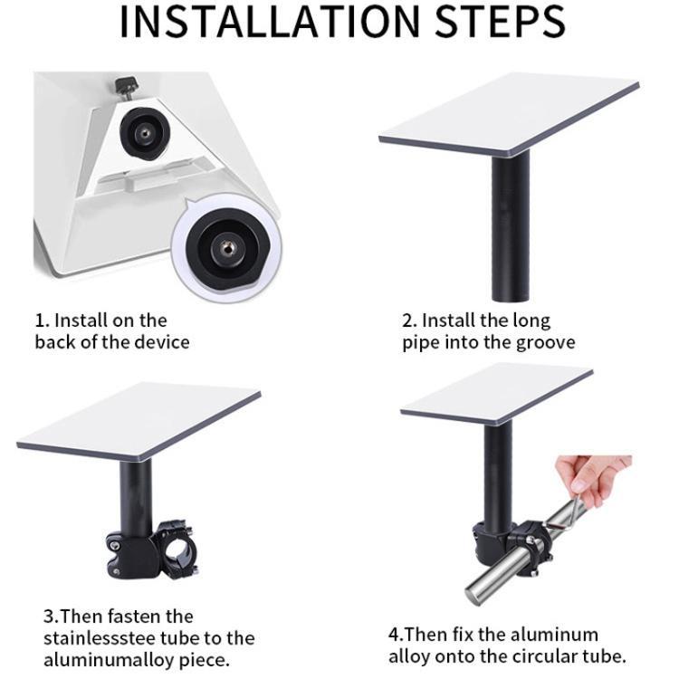 For Starlink Mini S2029 Aluminium Alloy Roof Rack Set
