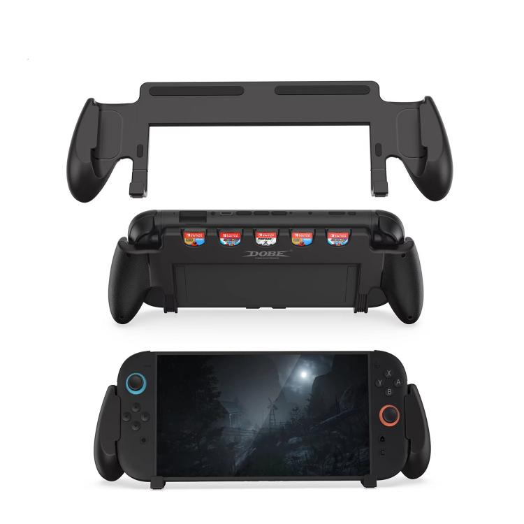 For Nintendo Switch 2 DOBE All-in-One Ergonomic Grip Case with Built-in Game Card Storage