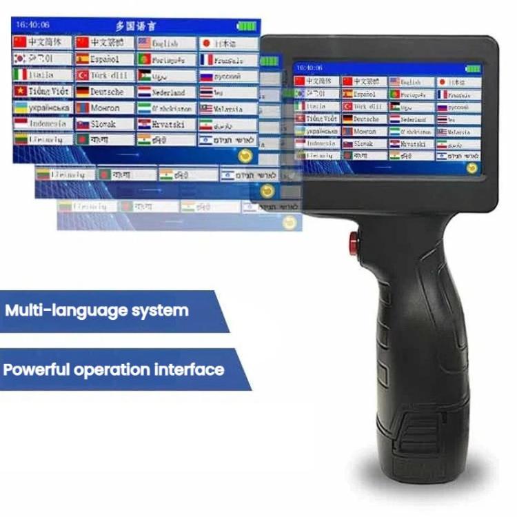 Yaomatec 12.7mm 28-Language Date Coding Handheld Inkjet Printer, US Plug