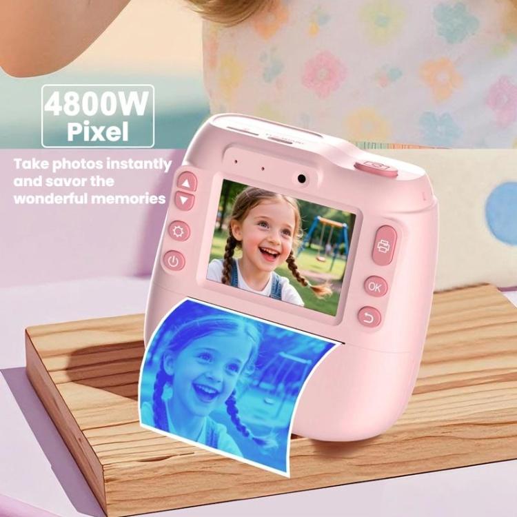 Children Instant Print Digital Camera Dual Front Rear Cameras HD Mini Camera